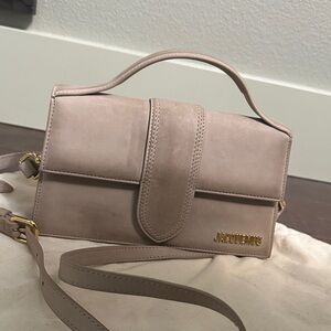 Jacquemus Beige Crossbody Bag with Gold Details